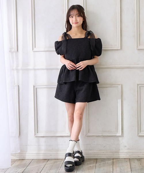 Admiral　完売品キュロット セール】エンボスキュロットパンツ（その他パンツ）｜Amourire