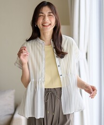 ANY | 半袖ティアードブラウス(シャツ/ブラウス)