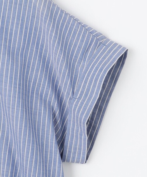 ANY（エニィ）の「半袖ティアードブラウス（シャツ/ブラウス・レディース・グレー系1/ホワイト系1/ネイビー系1・4）」の13枚目の写真