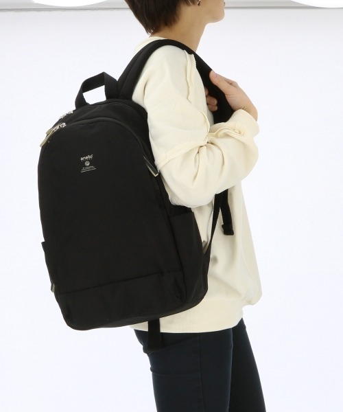 anello GRANDE（アネログランデ）の「anelloGRANDE アネログランデ モイストデイパック GTM0311（バックパック/リュック・レディース・ネイビー/オリーブ/ブラック/グレイッシュベージュ・FREE）」の6枚目の写真