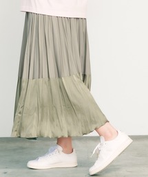 ADAWAS | ADAWAS/アダワス TWO-TONE PLEATED SKIRT ダブルプリーツスカート(スカート)