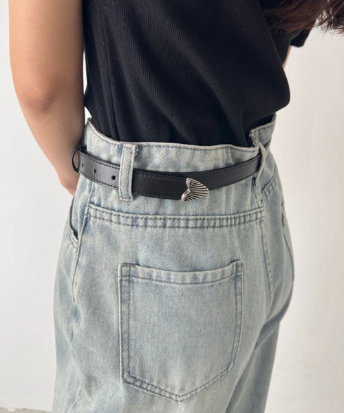 LOVALOT（ラバロット）の「フェイクレザーウエスタンベルト105㎝（ベルト・レディース・ダークブラウン/ブラウン/ブラック・FREE）」の4枚目の写真