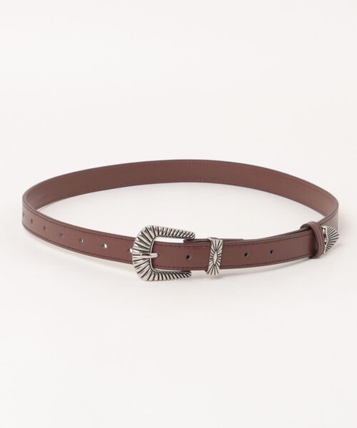 LOVALOT（ラバロット）の「フェイクレザーウエスタンベルト105㎝（ベルト・レディース・ダークブラウン/ブラウン/ブラック・FREE）」の13枚目の写真