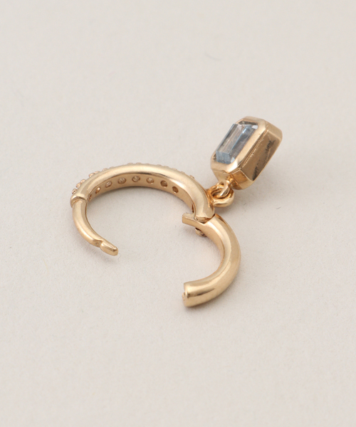 journal standard L'essage（ジャーナルスタンダードレサージュ）の「【NOUVEL AMOUR/ヌーベルアムール】MINI HOOP EMMA(SINGLE)：ピアス（片耳用）（ピアス（片耳用）・レディース・ゴールド・FREE）」の3枚目の写真