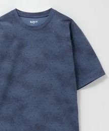 NAVY | NAVY 【接触冷感・吸水速乾】ドライストレッチ総柄Tシャツ(Tシャツ/カットソー)