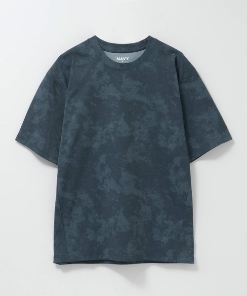 NAVY(ネイビー)の「NAVY 【接触冷感・吸水速乾】ドライストレッチ総柄Tシャツ(Tシャツ/カットソー・メンズ・ネイビー/ブルー/ライトグレー/ブラック・XL/L/M/S)」の13枚目の写真
