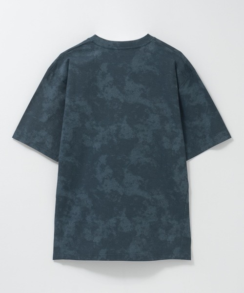 NAVY(ネイビー)の「NAVY 【接触冷感・吸水速乾】ドライストレッチ総柄Tシャツ(Tシャツ/カットソー・メンズ・ネイビー/ブルー/ライトグレー/ブラック・XL/L/M/S)」の14枚目の写真
