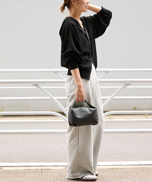 JOURNAL STANDARD relume（ジャーナルスタンダード　レリューム）の「《WEB限定追加2》シアーフーディ（パーカー・レディース・ブラック/グレー・FREE）」の5枚目の写真