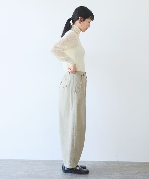 セール】強撚コットン近江晒コクーンパンツ（その他パンツ）｜yuni