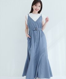 natural couture（ナチュラルクチュール）の「【WEB限定】前後2WAYフレアヘムキャミワンピース（ワンピース）」
