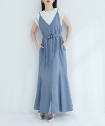 【WEB限定】前後2WAYフレアヘムキャミワンピース