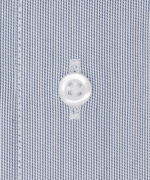 TOKYO SHIRTS（トウキョウシャツ）の「形態安定ノンアイロン ワイド 長袖ビジネスワイシャツ（ビジネスシャツ・メンズ・ブルー・首回り37cm-裄丈80cm/首回り37cm-裄丈84cm/首回り39cm-裄丈80cm/首回り39cm-裄丈84cm/首回り41cm-裄丈82cm/首回り41cm-裄丈86cm/首回り42cm-裄丈82cm/首回り42cm-裄丈86cm/首回り43cm-裄丈82cm/首回り43cm-裄丈86cm）」の4枚目の写真