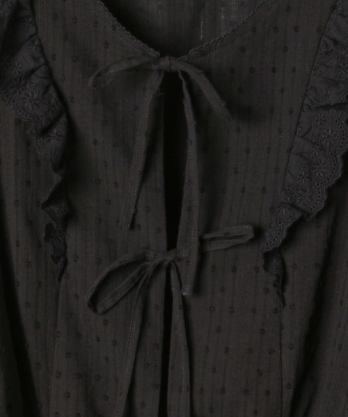 repipi armario（レピピ アルマリオ）の「【girly line】コットンレースブラウス（シャツ/ブラウス・キッズ・ホワイト/ブラック・MEDIUM/SMALL/LARGE）」の9枚目の写真