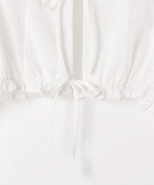 repipi armario（レピピ アルマリオ）の「【girly line】コットンレースブラウス（シャツ/ブラウス・キッズ・ホワイト/ブラック・MEDIUM/SMALL/LARGE）」の6枚目の写真