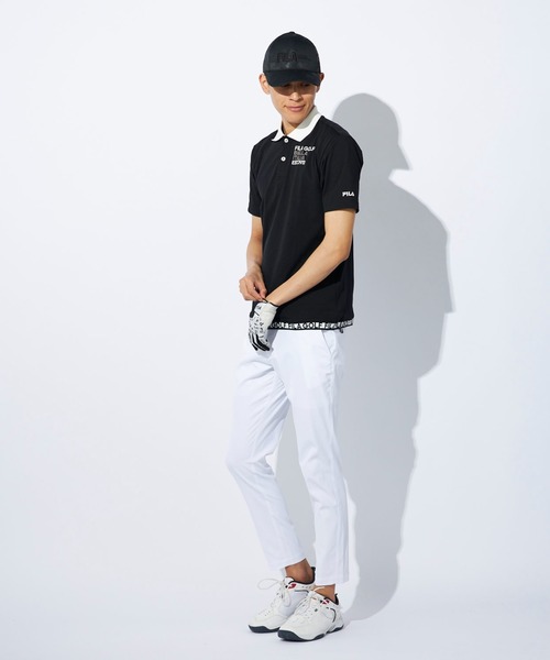 FILA GOLF(フィラゴルフ )の「【NET限定】9分丈テーパードパンツ(その他パンツ・メンズ・ブラック/ネイビー/ホワイト・90/86/82/78)」の15枚目の写真
