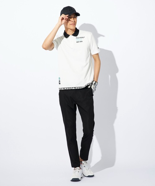 FILA GOLF(フィラゴルフ )の「【NET限定】9分丈テーパードパンツ(その他パンツ・メンズ・ブラック/ネイビー/ホワイト・90/86/82/78)」の5枚目の写真