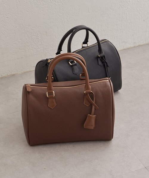 LOUNGEDRESS（ラウンジドレス）の「【GALENA/ガレナ】ボストンバッグ（ボストンバッグ・レディース・ブラウン/ブラック・FREE）」の2枚目の写真