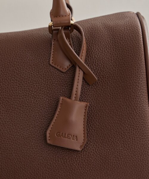 LOUNGEDRESS（ラウンジドレス）の「【GALENA/ガレナ】ボストンバッグ（ボストンバッグ・レディース・ブラウン/ブラック・FREE）」の4枚目の写真