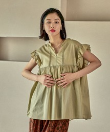 LEPSIM | コットンボイルノースリブラウス　575317(シャツ/ブラウス)