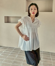 LEPSIM | コットンボイルノースリブラウス　575317(シャツ/ブラウス)