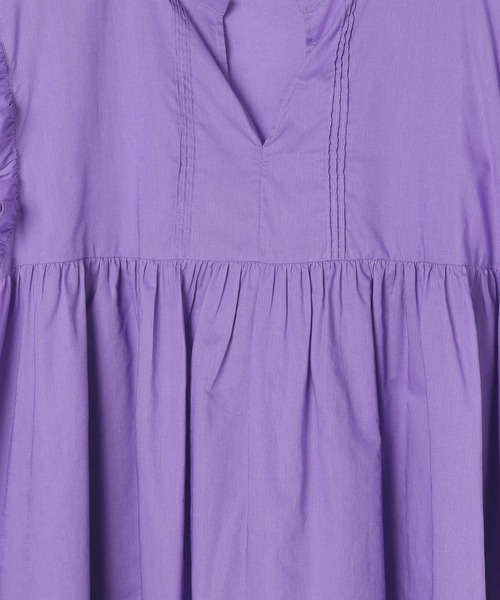 LEPSIM（レプシィム）の「コットンボイルノースリブラウス　575317（シャツ/ブラウス・レディース・ブラック/オフホワイト/ベージュ/パープル・FREE）」の13枚目の写真