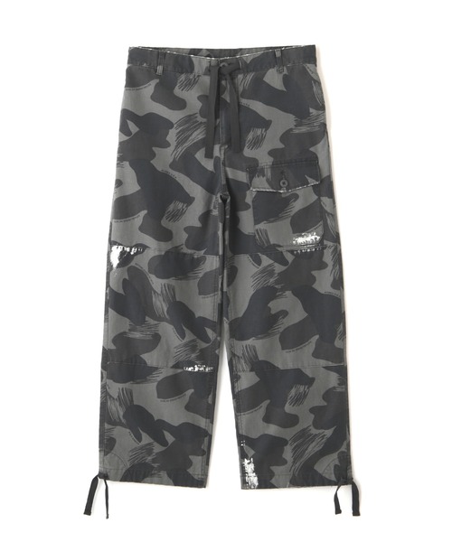 AVIREX（アヴィレックス）の「CAMOUFLAGE CARGO LONG PANTS/カモフラージュカーゴロングパンツ（カーゴパンツ・レディース・ブラック/オリーブ・M/S）」の20枚目の写真