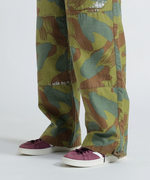 AVIREX（アヴィレックス）の「CAMOUFLAGE CARGO LONG PANTS/カモフラージュカーゴロングパンツ（カーゴパンツ・レディース・ブラック/オリーブ・M/S）」の13枚目の写真