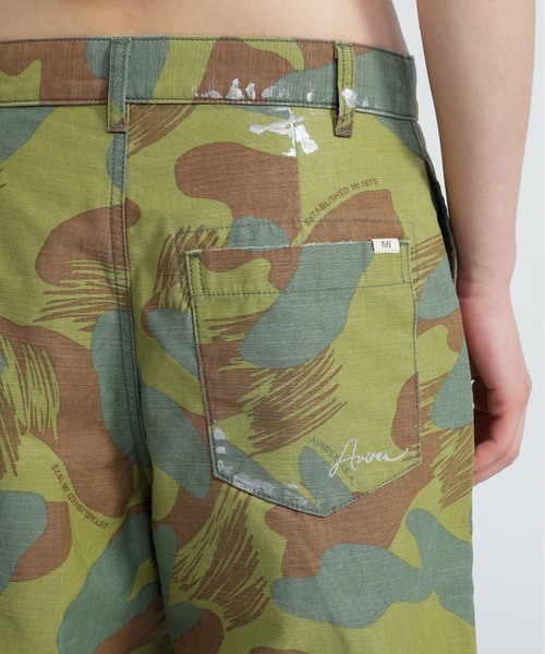 AVIREX（アヴィレックス）の「CAMOUFLAGE CARGO LONG PANTS/カモフラージュカーゴロングパンツ（カーゴパンツ・レディース・ブラック/オリーブ・M/S）」の14枚目の写真