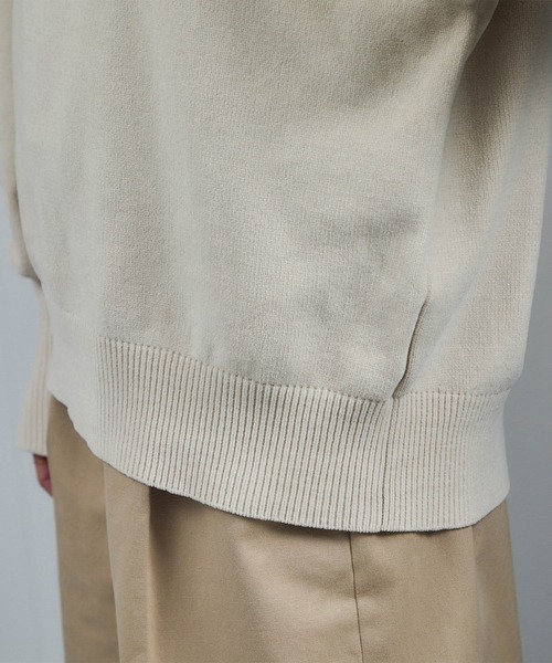 SALON adam et rope'（サロン アダム エ ロペ）の「クロップドプルオーバー-CreamyCotton /クリーミーコットン-（スウェット・レディース・オフホワイト/ブラウン/ブラック・FREE）」の21枚目の写真