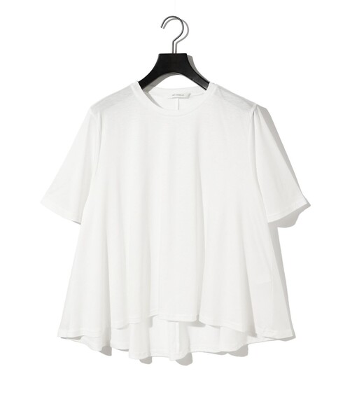 tシャツ MIDIUMISOLID クルーネックAラインプルオーバー レディース MIDIUMISOLID tシャツ クルーネックAラインプルオーバー