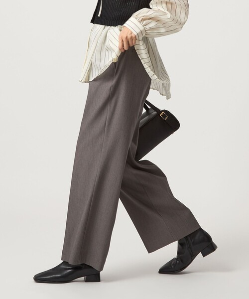 green label relaxing ニーハイフレアパンツ green label relaxing パンツ 「結論シリーズ」ニーハイフレア