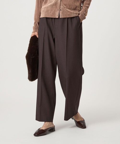 green label relaxing ニーハイフレアパンツ 結論シリーズ】ニーハイフレアパンツ ［size SHORT/TALLあり