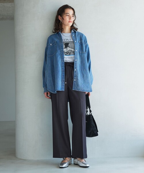 結論シリーズ】ニーハイフレアパンツ ［size SHORT/TALLあり