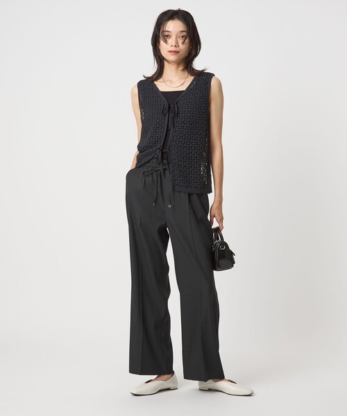 【結論シリーズ】ニーハイフレアパンツ⭐︎グリーンレーベルリラクシング 結論シリーズ】ニーハイフレアパンツ ［size SHORT/TALLあり