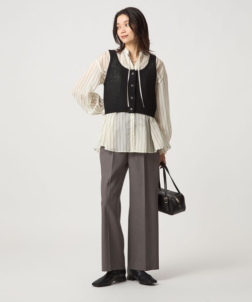 【結論シリーズ】ニーハイフレアパンツ⭐︎グリーンレーベルリラクシング green label relaxing パンツ 「結論シリーズ」ニーハイフレア