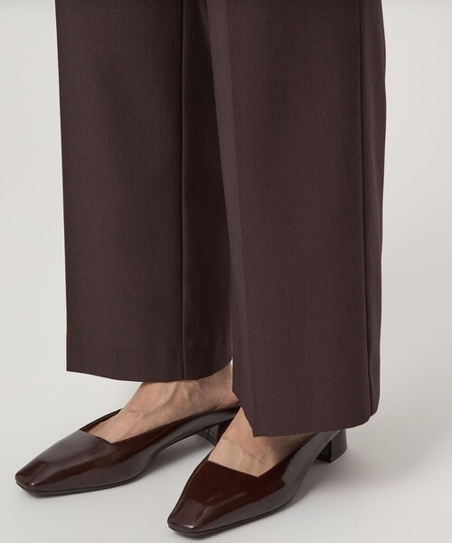 green label relaxing（グリーンレーベルリラクシング）の「［size SHORT/TALLあり］ニーハイフレアパンツ（その他パンツ・レディース・ナチュラル/その他2/その他1/モカ/ダークグレー/ブラウン・TALL/40/38/36/34/SHORT）」の7枚目の写真