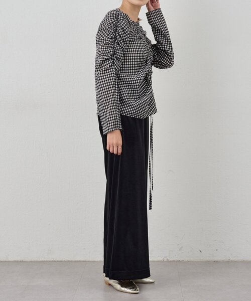 SHENERY(シーナリー)の「【新色登場】【セットアップ対応】ベロアタイトスカート(スカート・レディース・ブラック/ブラウン/ベージュ・36/38/34)」の7枚目の写真