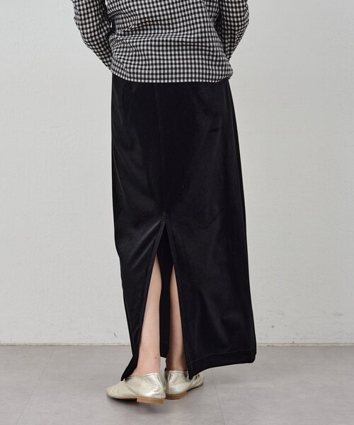 SHENERY(シーナリー)の「【新色登場】【セットアップ対応】ベロアタイトスカート(スカート・レディース・ブラック/ブラウン/ベージュ・36/38/34)」の11枚目の写真