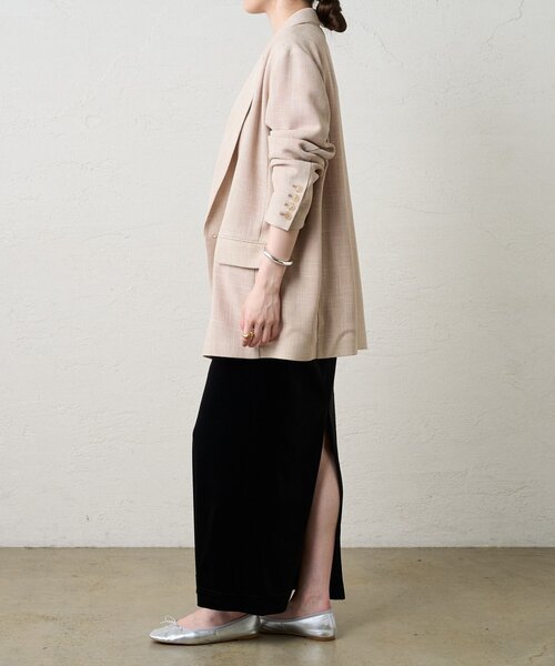 SHENERY(シーナリー)の「【新色登場】【セットアップ対応】ベロアタイトスカート(スカート・レディース・ブラック/ブラウン/ベージュ・36/38/34)」の18枚目の写真