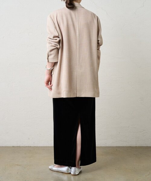 SHENERY(シーナリー)の「【新色登場】【セットアップ対応】ベロアタイトスカート(スカート・レディース・ブラック/ブラウン/ベージュ・36/38/34)」の17枚目の写真