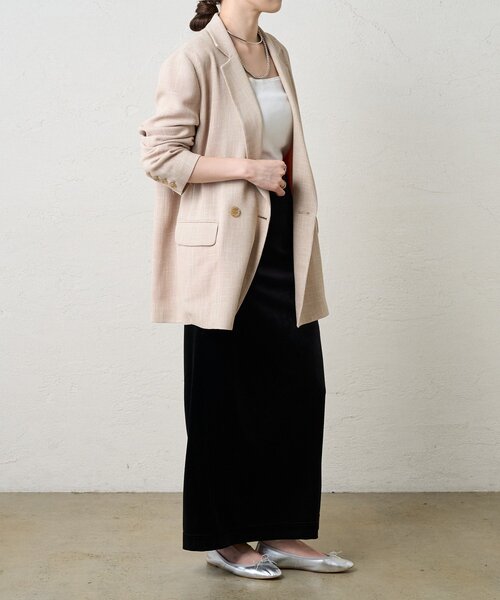 SHENERY(シーナリー)の「【新色登場】【セットアップ対応】ベロアタイトスカート(スカート・レディース・ブラック/ブラウン/ベージュ・36/38/34)」の15枚目の写真