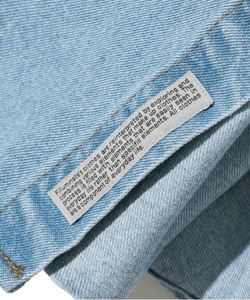F.ILLUMINATE(フィルミネイト)の「【UNISEX】Filluminate/ステッチデニム半袖シャツ(シャツ/ブラウス・メンズ・スカイブルー/ライトブルー・SMALL/MEDIUM/LARGE)」の16枚目の写真
