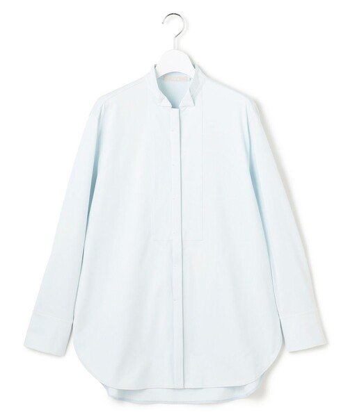 ICB(アイシービー)の「ブラウスライクジャージー ロングカットソー(Tシャツ/カットソー・レディース・ブラック系/スモーキーグリーン系/スカイブルー系・X-LARGE/LARGE)」の19枚目の写真