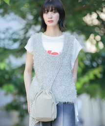 LAKOLE | ヌバック風ミニ巾着ショルダーバッグ / 574751(ショルダーバッグ)