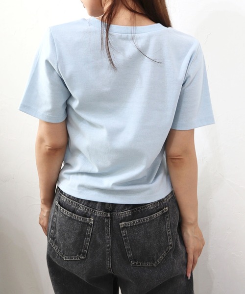 CECIL McBEE（セシルマクビー）の「ラインストーンウィングTシャツ（Tシャツ/カットソー・レディース・オフホワイト/サックスブルー/ブラック・MEDIUM/LARGE）」の13枚目の写真