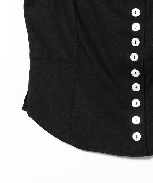 GHOSPELL（ゴスペル）の「GHOSPELL / Dallis Top（シャツ/ブラウス・レディース・ブラック・SMALL）」の4枚目の写真