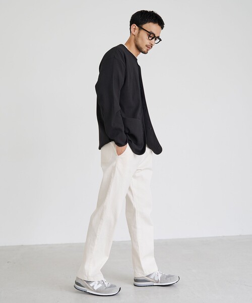 coen（コーエン）の「【カラバリ豊富な５色展開】楽シェフパンツ　ーストレッチー（その他パンツ・メンズ・ネイビー/オリーブ/ホワイト/ダークグレー/ブラック・M/XL/L/S）」の8枚目の写真