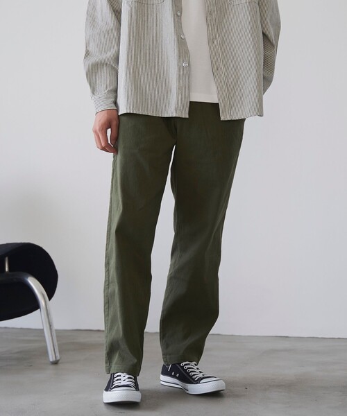 coen（コーエン）の「【カラバリ豊富な５色展開】楽シェフパンツ　ーストレッチー（その他パンツ・メンズ・ネイビー/オリーブ/ホワイト/ダークグレー/ブラック・M/XL/L/S）」の16枚目の写真