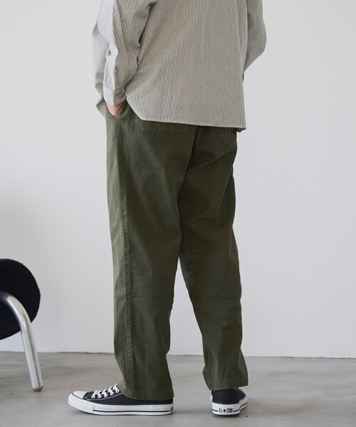 coen（コーエン）の「【カラバリ豊富な５色展開】楽シェフパンツ　ーストレッチー（その他パンツ・メンズ・ネイビー/オリーブ/ホワイト/ダークグレー/ブラック・M/XL/L/S）」の17枚目の写真