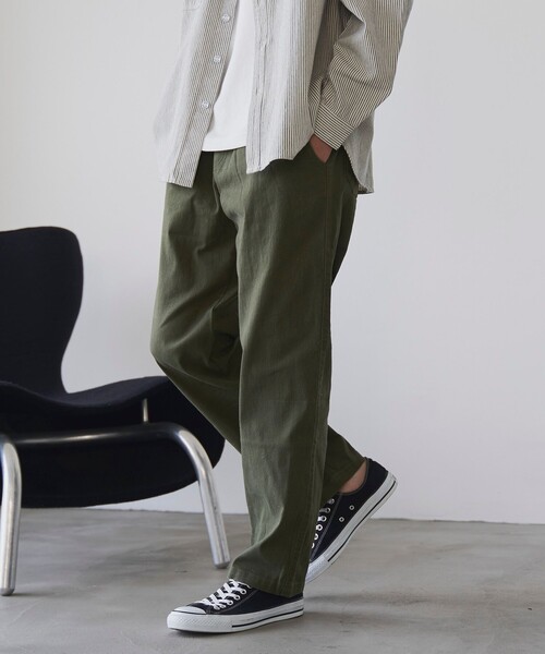 coen（コーエン）の「【カラバリ豊富な５色展開】楽シェフパンツ　ーストレッチー（その他パンツ・メンズ・ネイビー/オリーブ/ホワイト/ダークグレー/ブラック・M/XL/L/S）」の18枚目の写真
